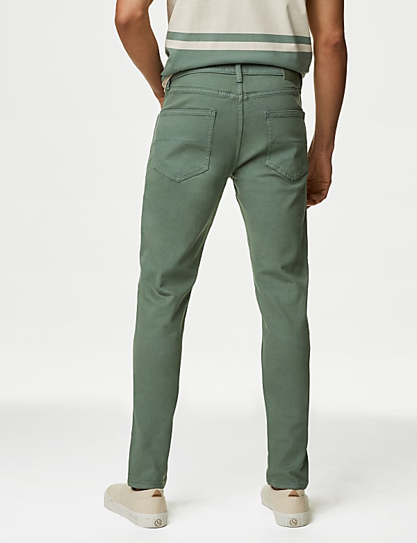 Slim Fit Tea Dyed Cotton Jean - IL