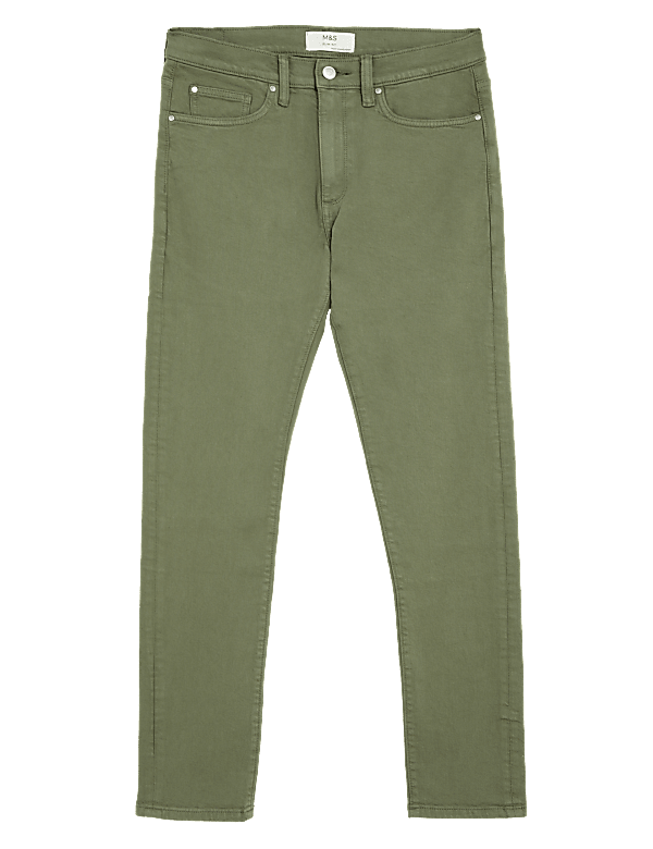 Slim Fit Tea Dyed Stretch Jeans