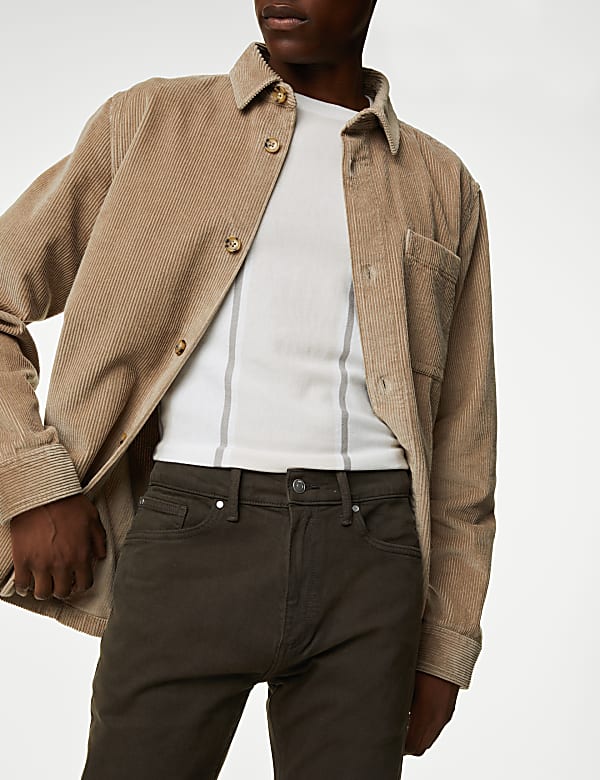 Slim Fit Tea Dyed Stretch Jeans