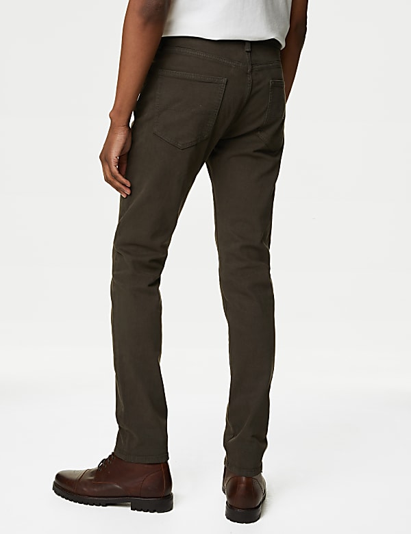 Slim Fit Tea Dyed Stretch Jeans