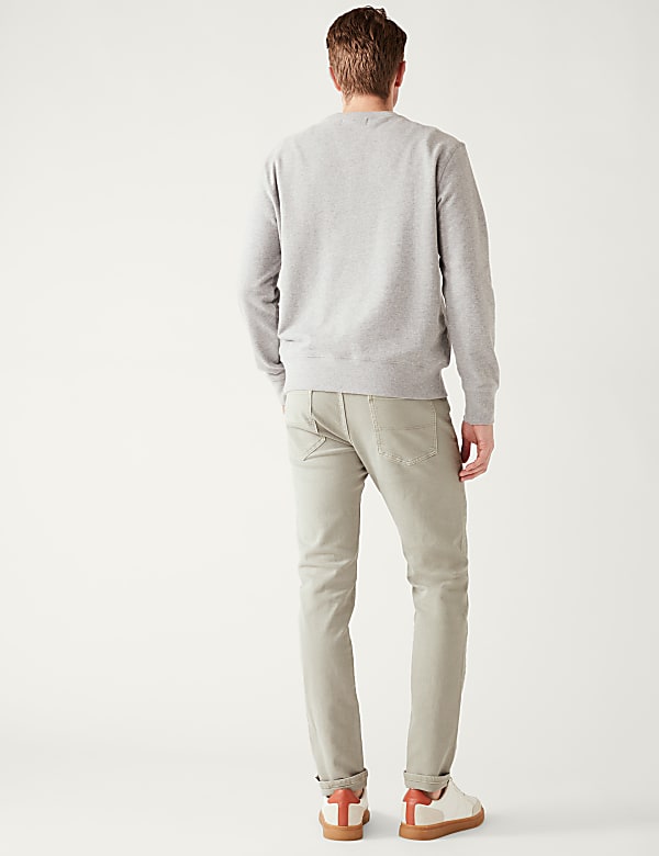 Slim Fit Tea Dyed Stretch Jeans