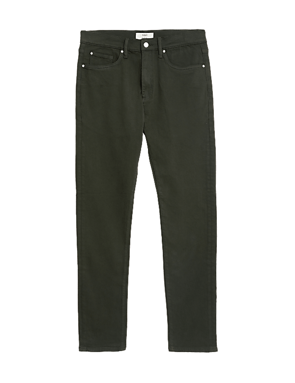 Slim Fit Tea Dyed Stretch Jeans