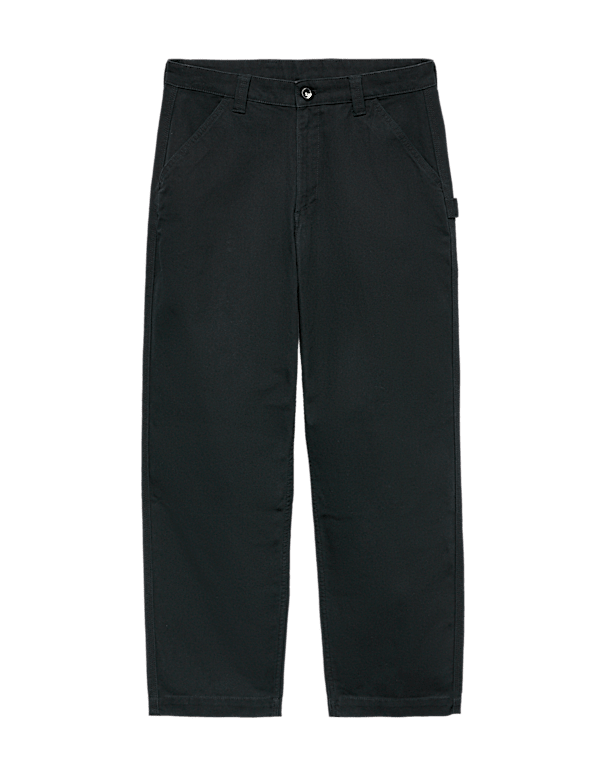 Loose Fit Pure Cotton Utility Trousers