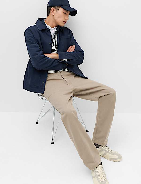Celana Panjang Pinggang Elastis Tapered Fit - ID