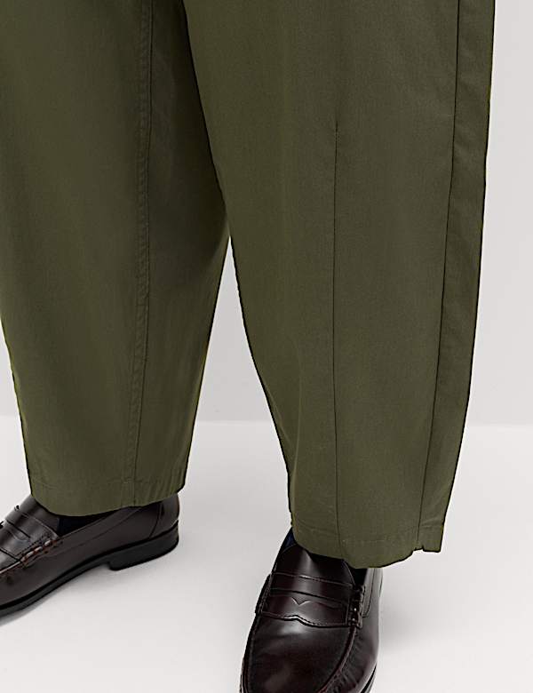 Barrel Fit Trousers - BE