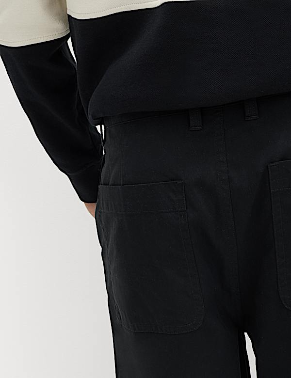 Barrel Fit Trousers - US