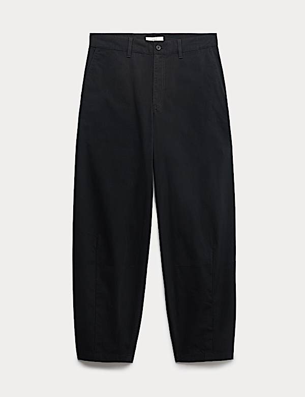 Barrel Fit Trousers - US