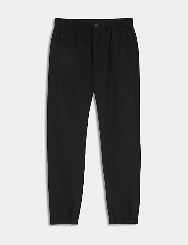 Slim Fit Textured Cuffed Trousers - GR