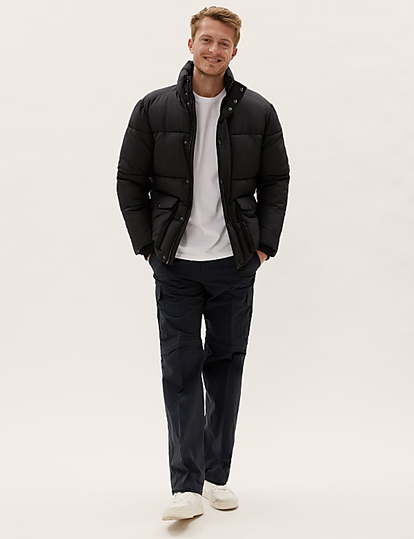 Regular Fit Zip-Off Trekking Cargo Trousers