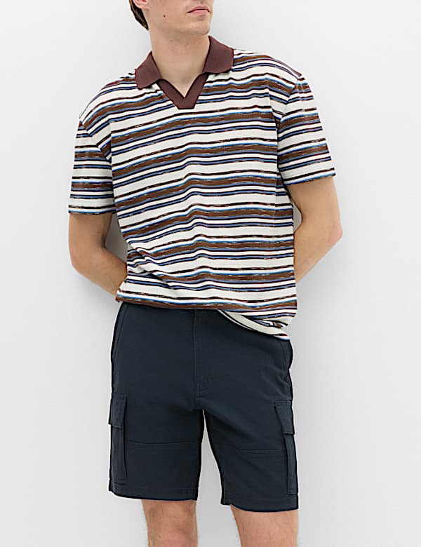 Straight Fit Stretch Cargo Short