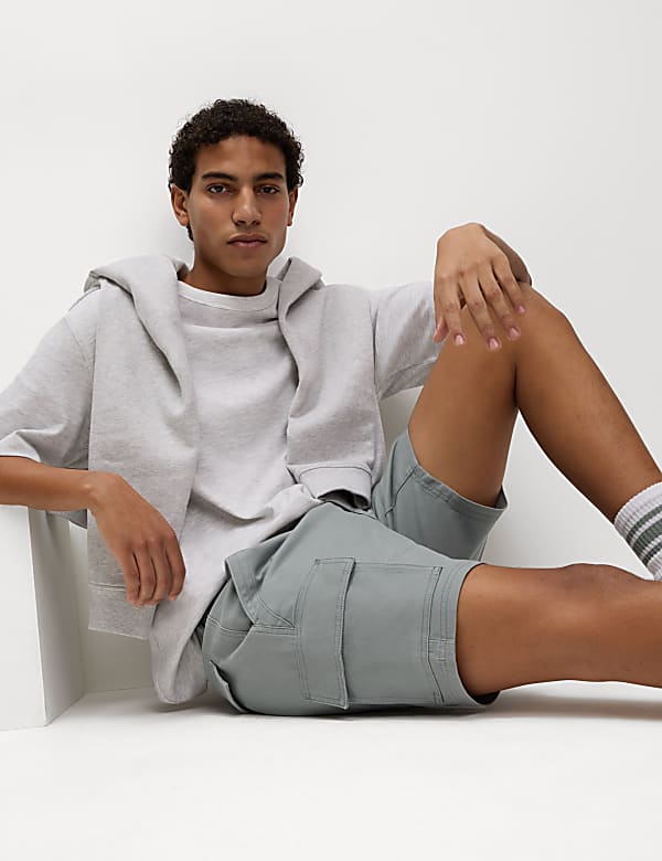 Straight Fit Stretch Cargo Short