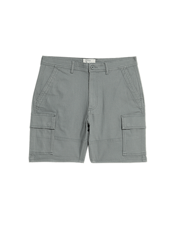Straight Fit Stretch Cargo Short