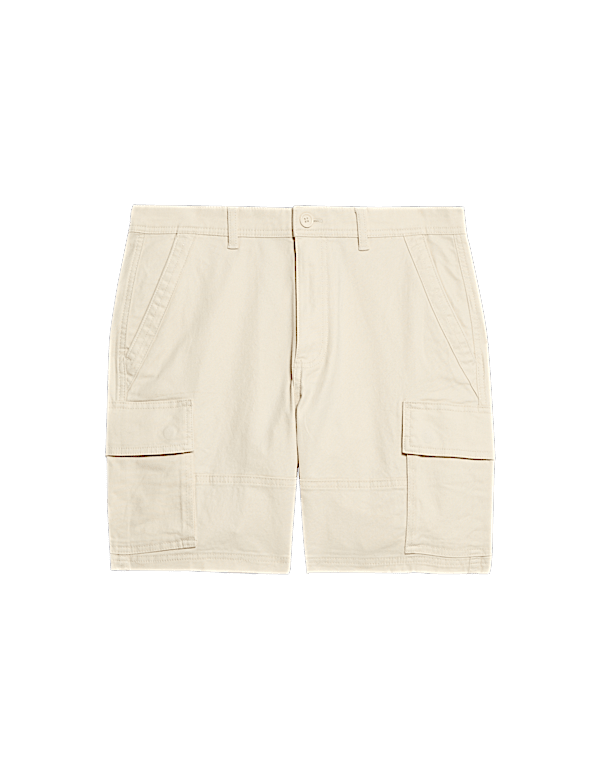 Straight Fit Stretch Cargo Short