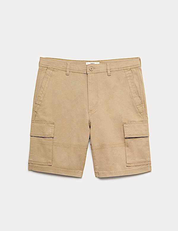 Straight Fit Stretch Cargo Short - US