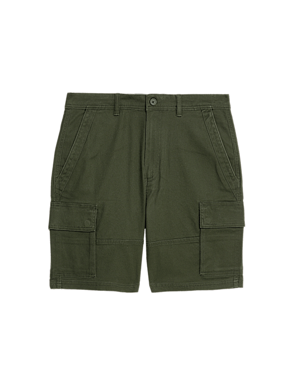 Straight Fit Stretch Cargo Short