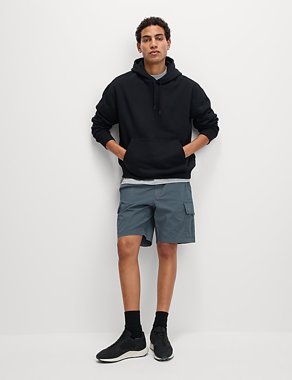 Elasticated Waist Ripstop Cargo Shorts - BE