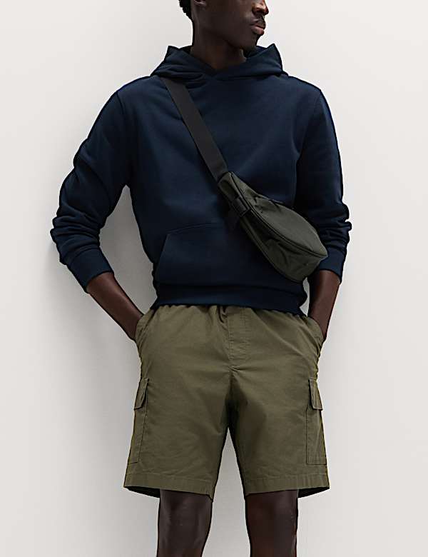 Elasticated Waist Ripstop Cargo Shorts