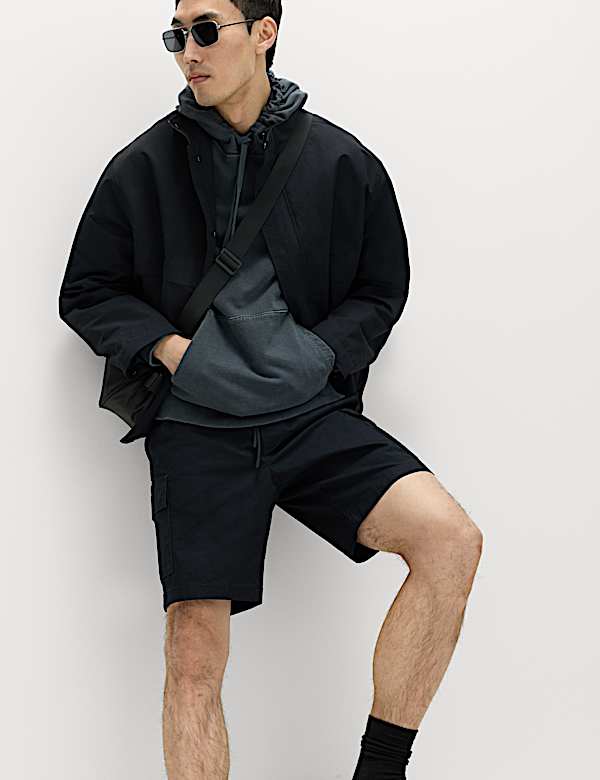 Elasticated Waist Ripstop Cargo Shorts - SE