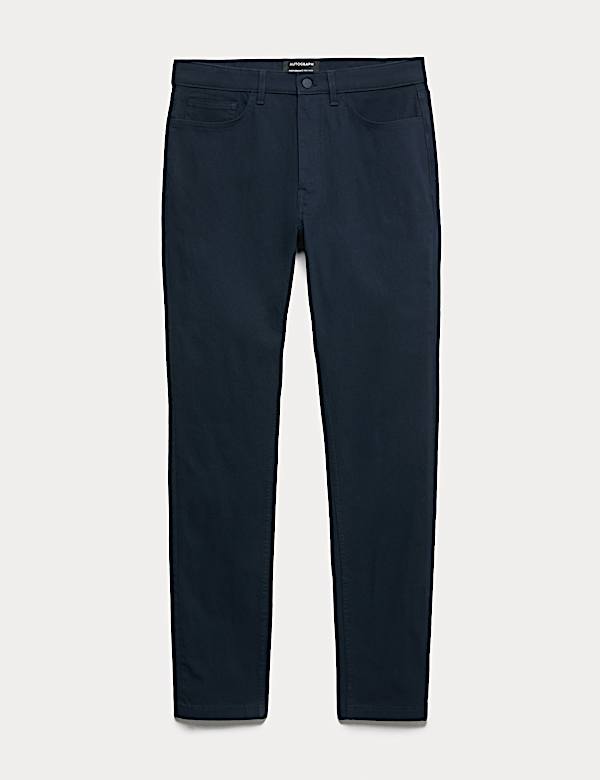 Twill-Hose in gerader Passform im 5-Pocket-Design - DE
