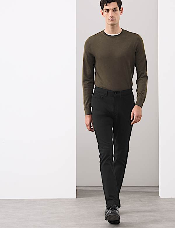 Cotton Rich Twill Performance Trousers - GR