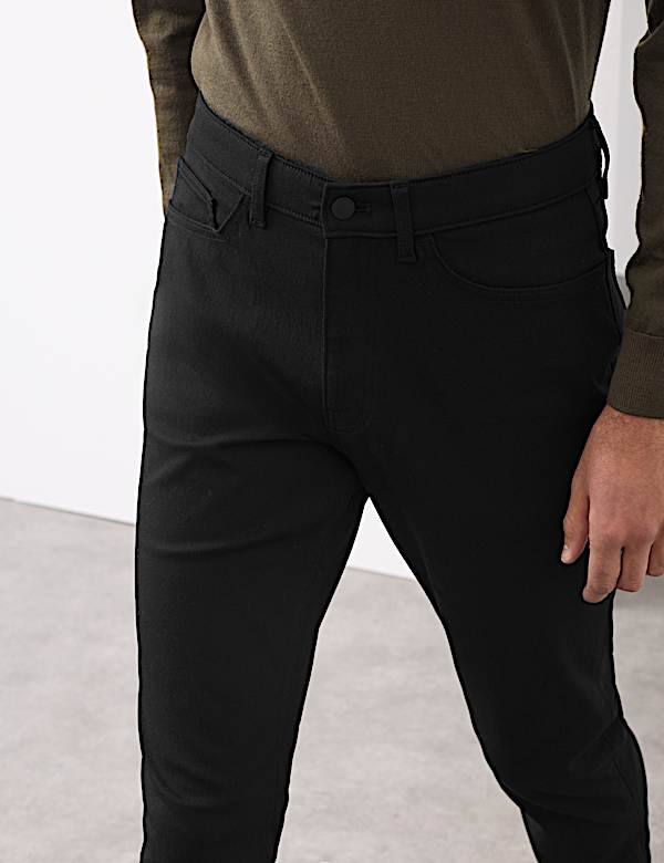 Cotton Rich Twill Performance Trousers