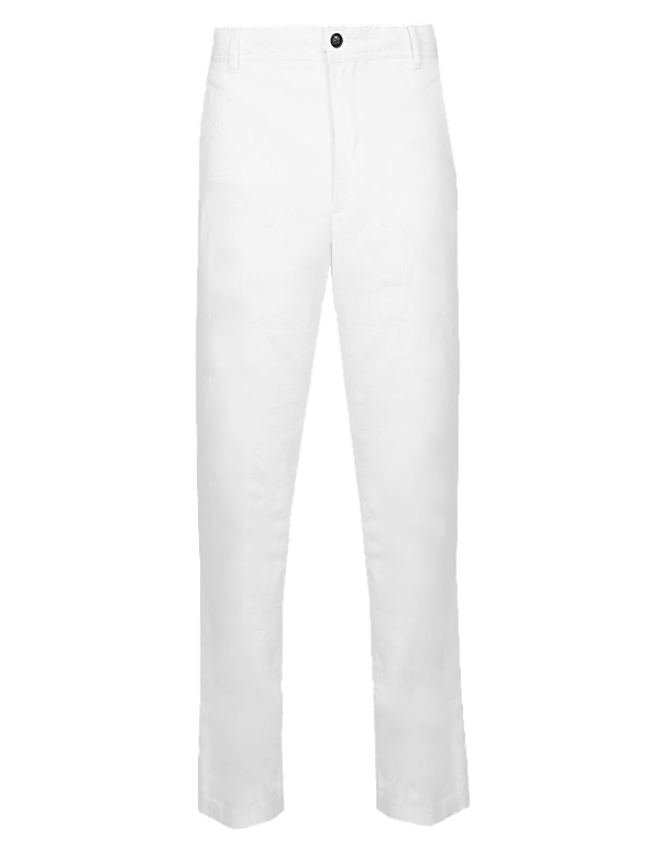 Regular Fit Linen Rich Trousers