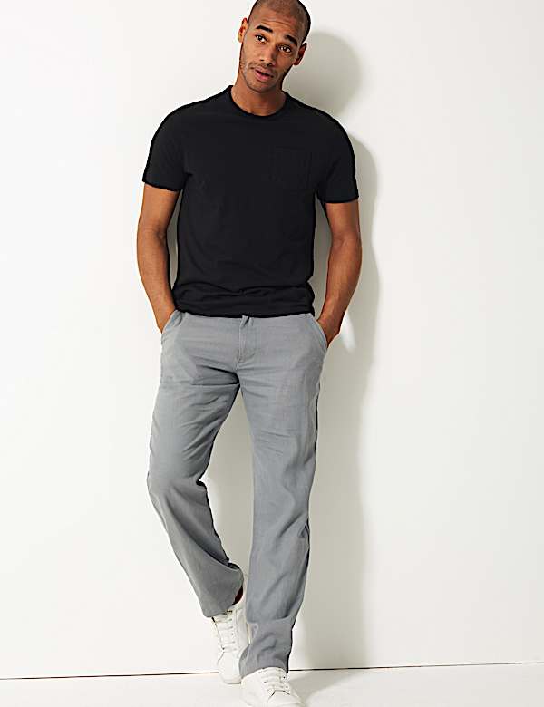 Linen Rich Trousers