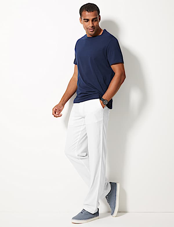 Linen Rich Trousers