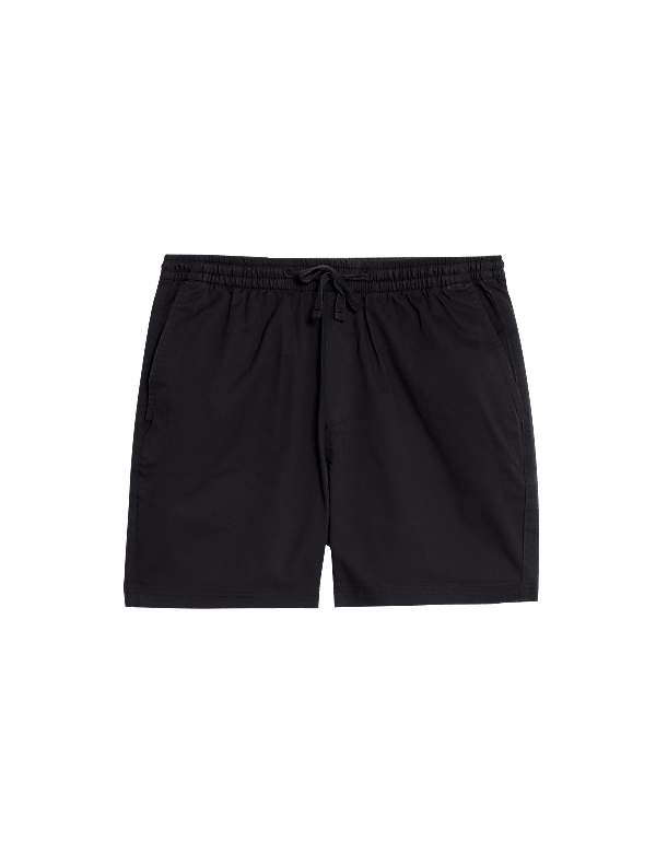 Elasticated Waist Shorter Length Stretch Shorts'