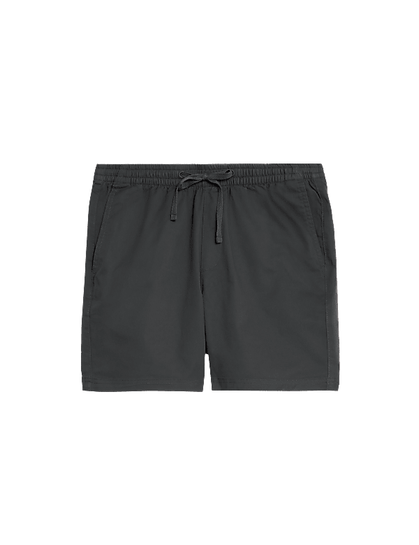 Elasticated Waist Shorter Length Stretch Shorts'