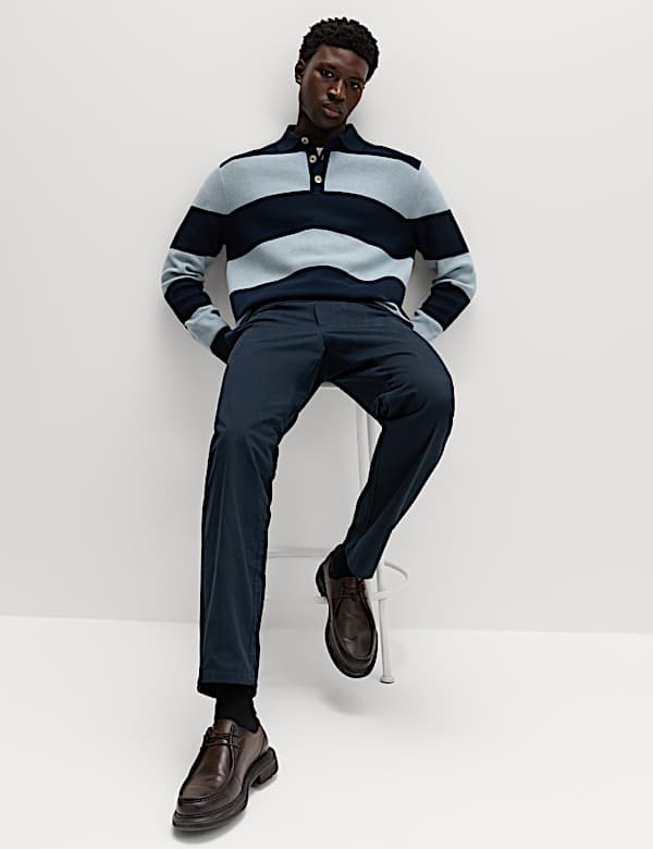 Regular Fit Pure Cotton Chinos - HR