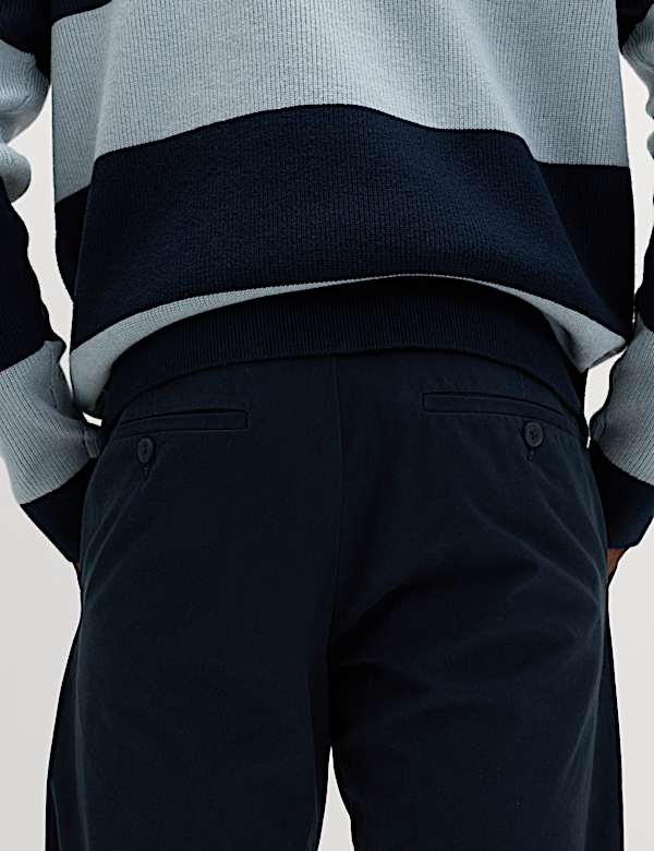 Regular Fit Pure Cotton Chinos - HR