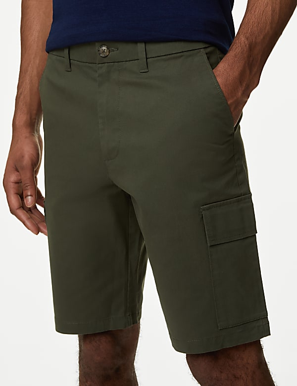 Stretch Cargo Shorts