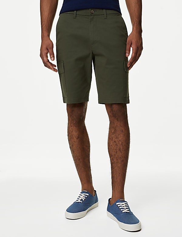 Stretch Cargo Shorts