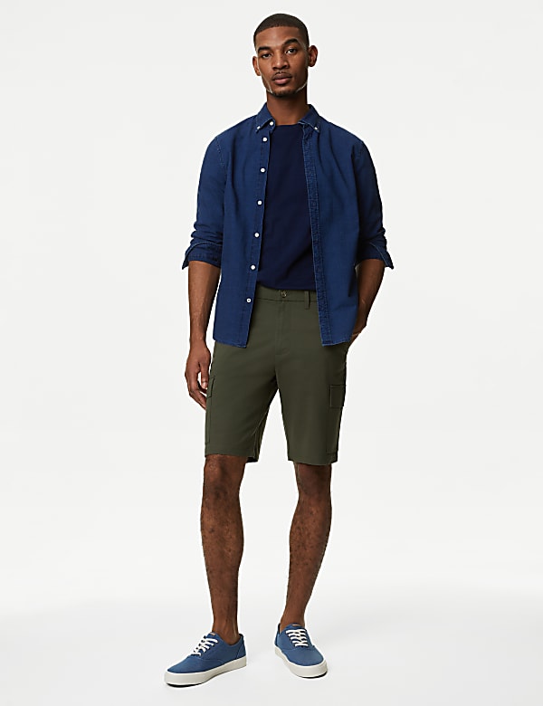 Stretch Cargo Shorts