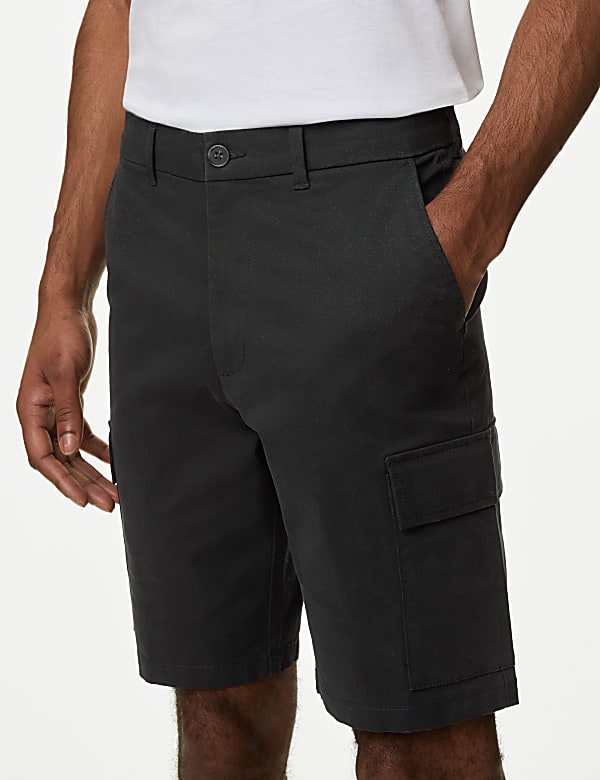 Stretch Cargo Shorts