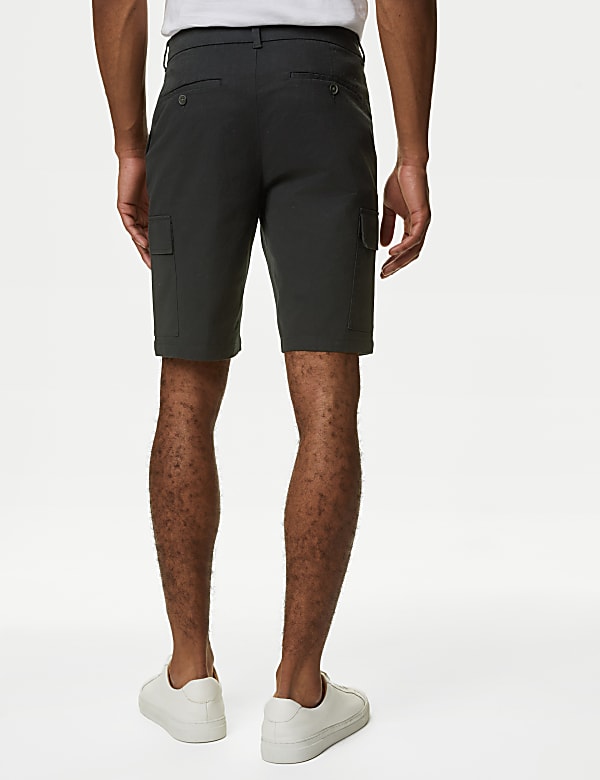 Stretch Cargo Shorts
