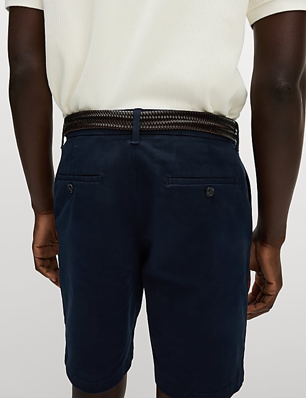 2pk Regular Fit Stretch Chino Shorts - LT