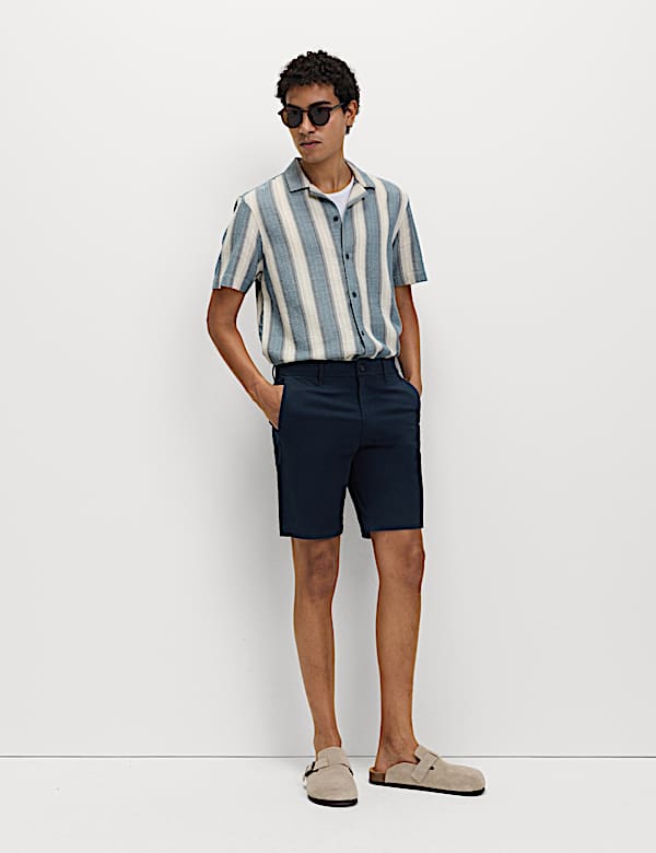2 Pack Slim Fit Stretch Chino Shorts - MX