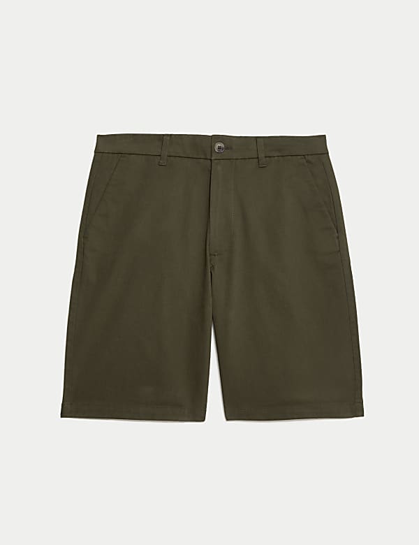 Short chino coupe ample en tissu extensible - LU