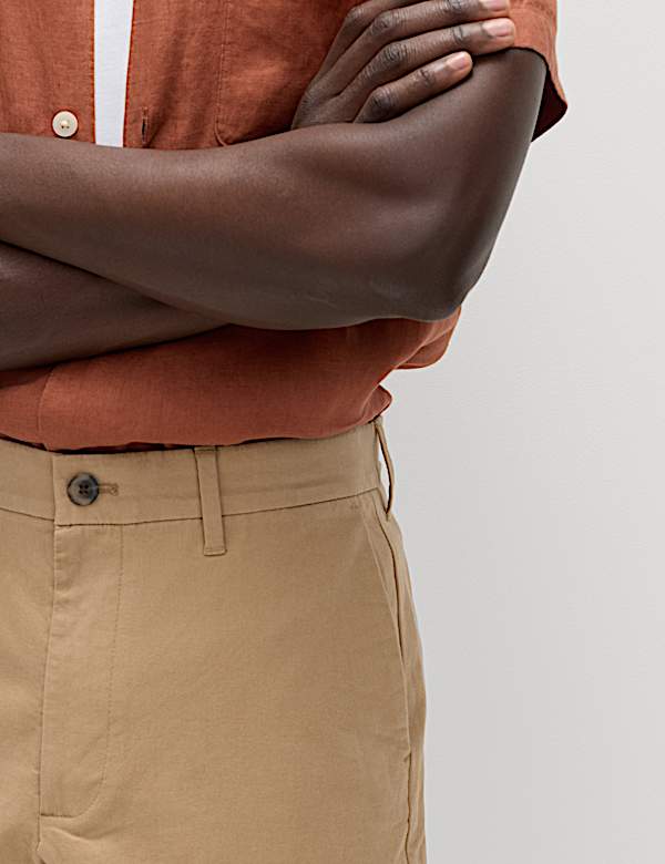 Loose Fit Stretch Chino Shorts - SE