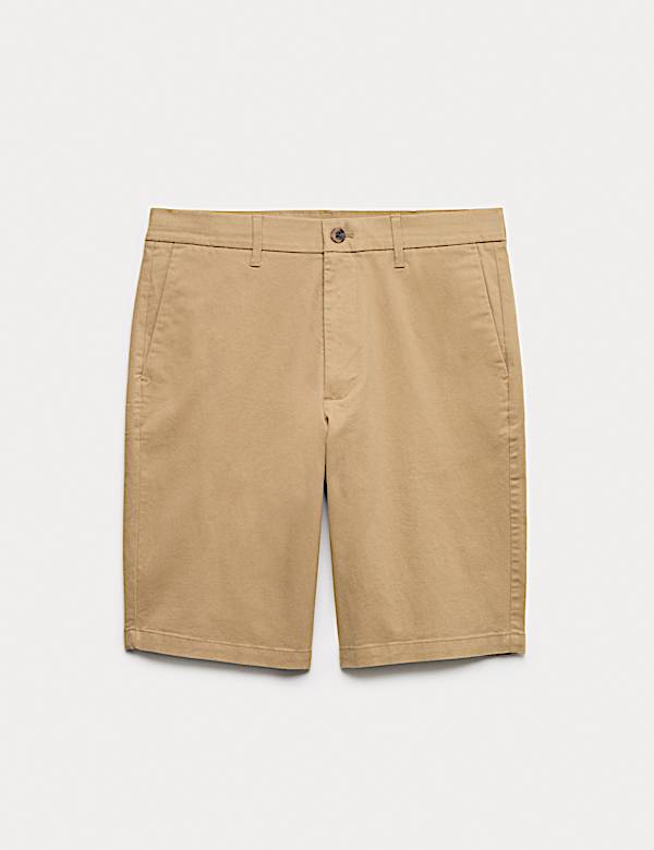 Loose Fit Stretch Chino Shorts - SE