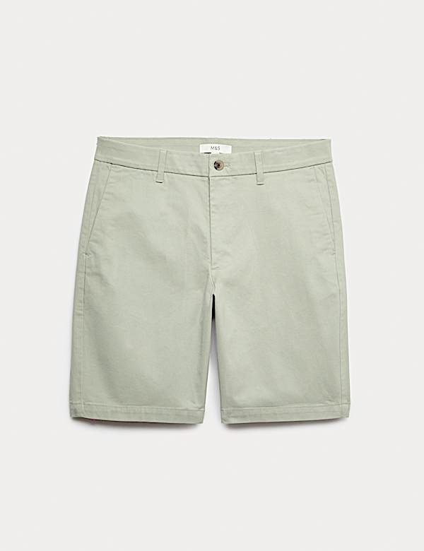 Regular Fit Stretch Chino Shorts - DE
