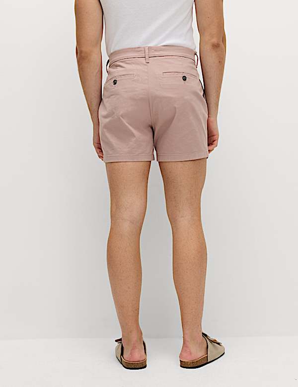 Regular Fit Stretch Chino Shorts