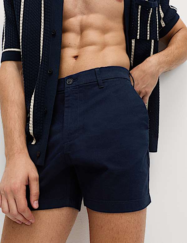 Regular Fit Stretch Chino Shorts