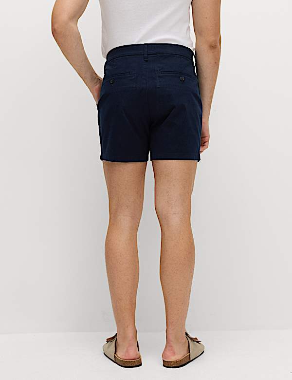 Regular Fit Stretch Chino Shorts