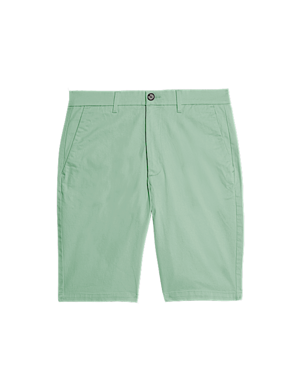 Regular Fit Stretch Chino Shorts