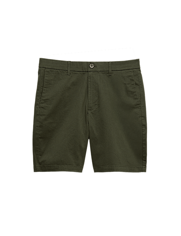 Regular Fit Stretch Chino Shorts