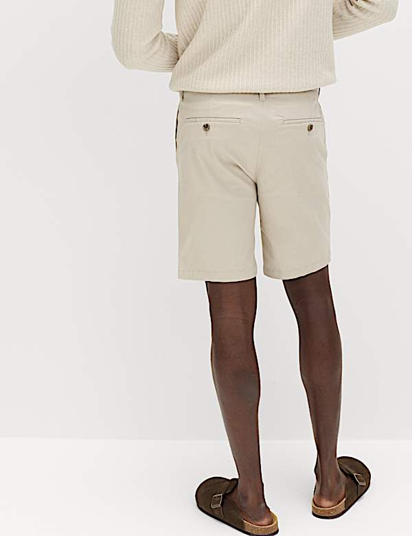 Regular Fit Stretch Chino Shorts - US