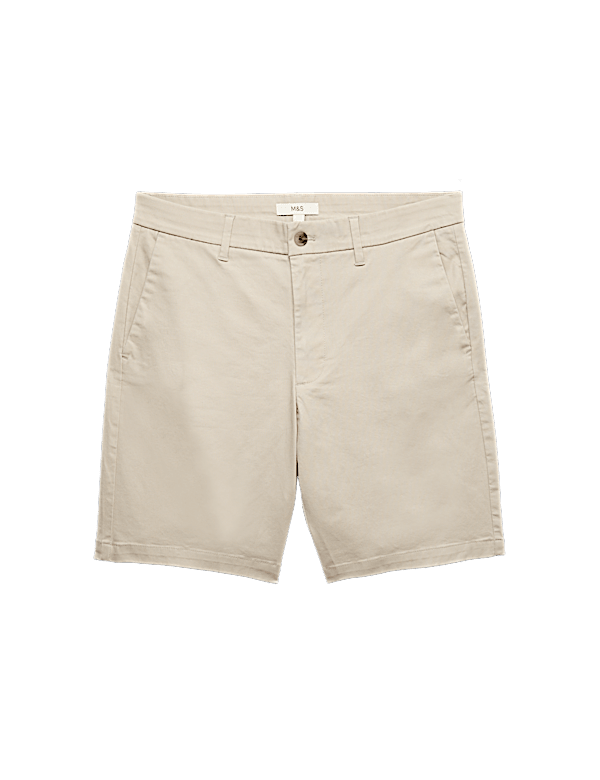 Regular Fit Stretch Chino Shorts